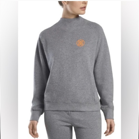 G/FORE Tops - G/Fore Girls Golf Too Mock Sweatshirt Pullover Gray Size S